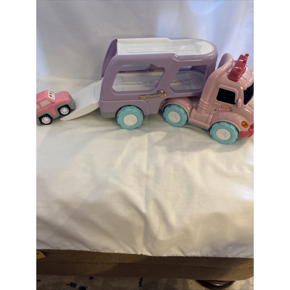 Lascoton Carrier Truck Friction Powered Double Layer Transport Nontoxic Bpa Free - Picture 3 of 7